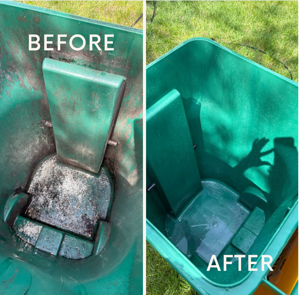 Garbage Can Cleaning